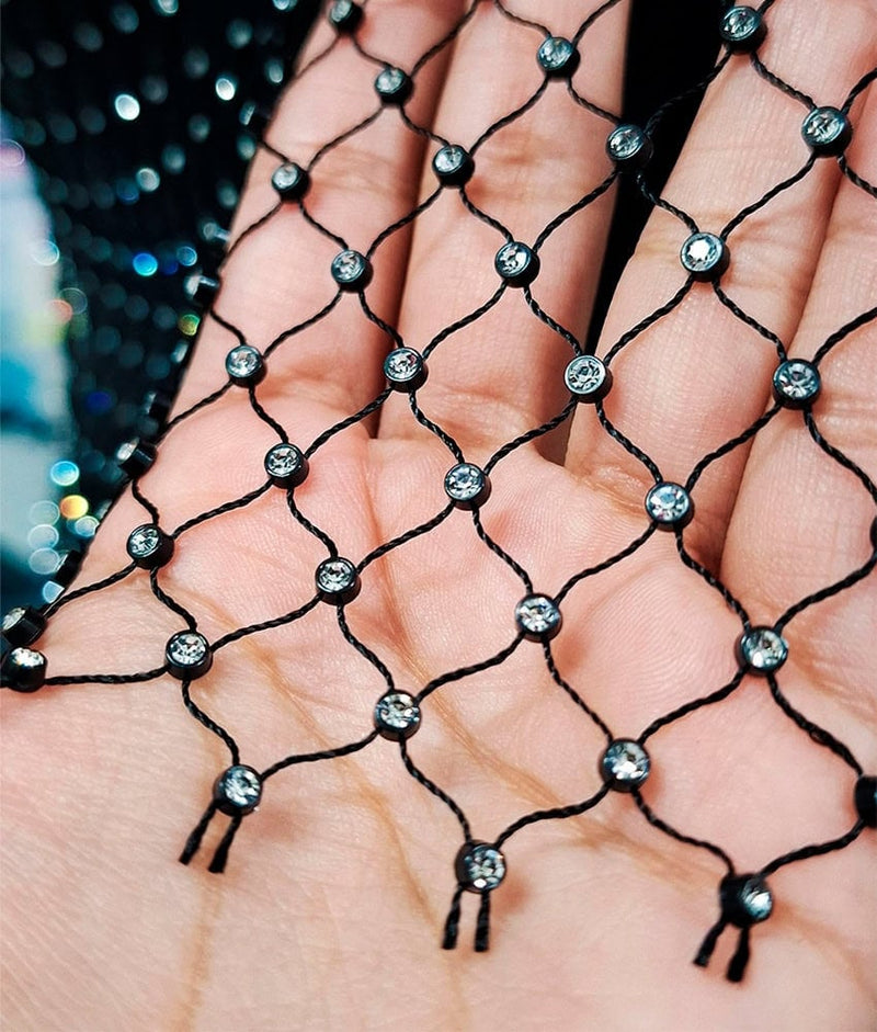 Cropped de Tela e Strass
