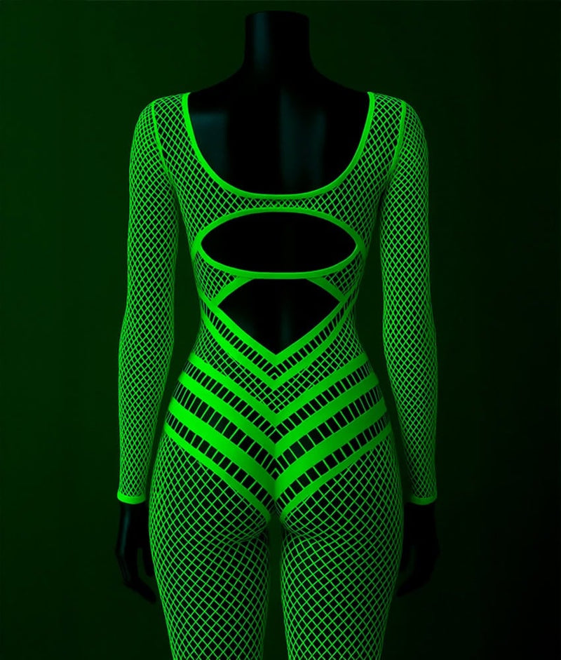 Body Arrastão Neon Glow