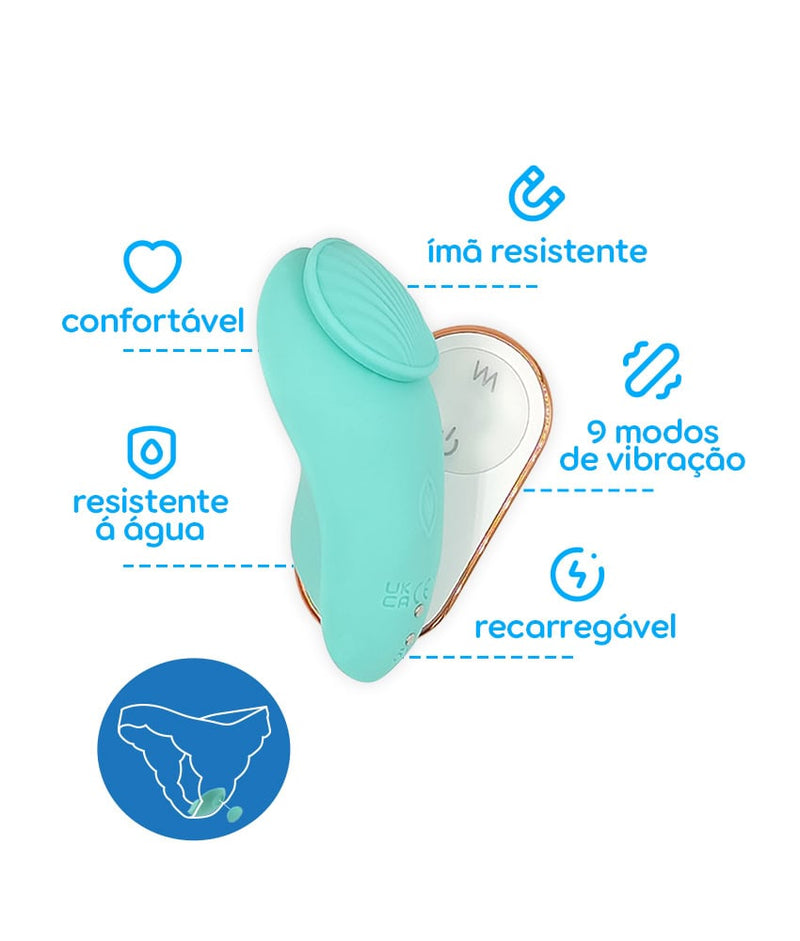 Dona Coelha Bora – Calcinha Vibrador à Distância com Controle