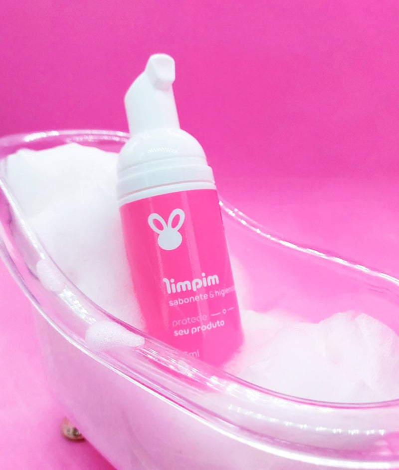 Dona Coelha Limpim – Espuma de Limpeza Profunda para Toys