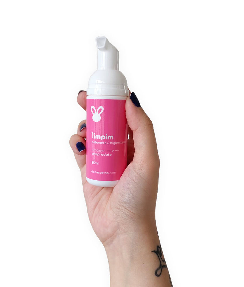 Dona Coelha Limpim – Espuma de Limpeza Profunda para Toys