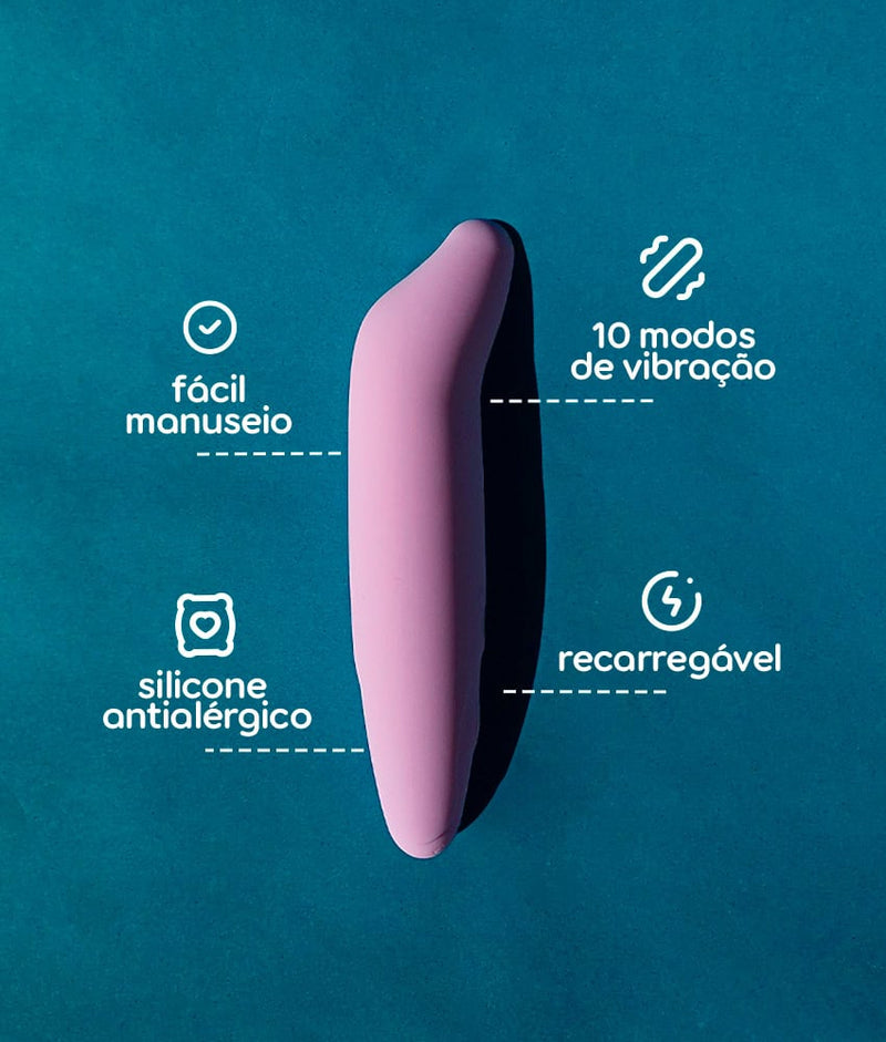 Dona Coelha Pópi – Vibrador Ponto G em formato de golfinho