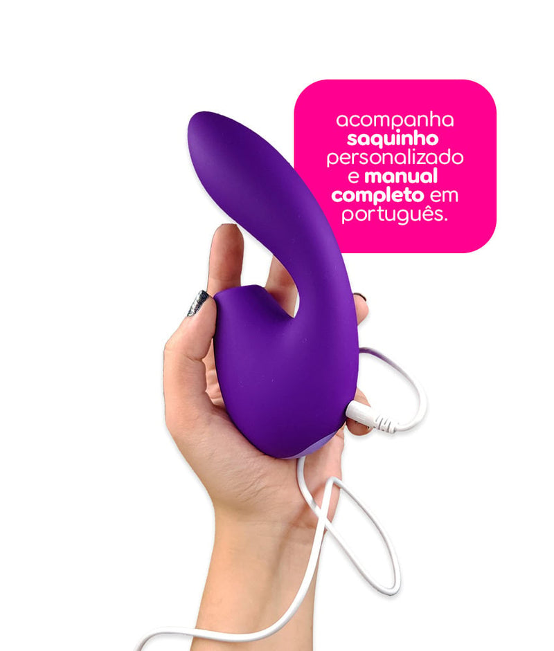 Dona Coelha Serelepe – Sugador com Vibração e Penetração ao Mesmo Tempo