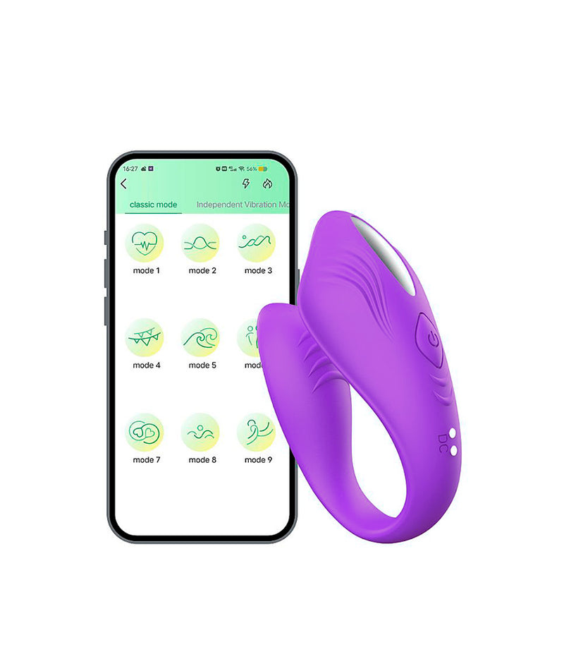 Vibrador de Casal ELA com APP