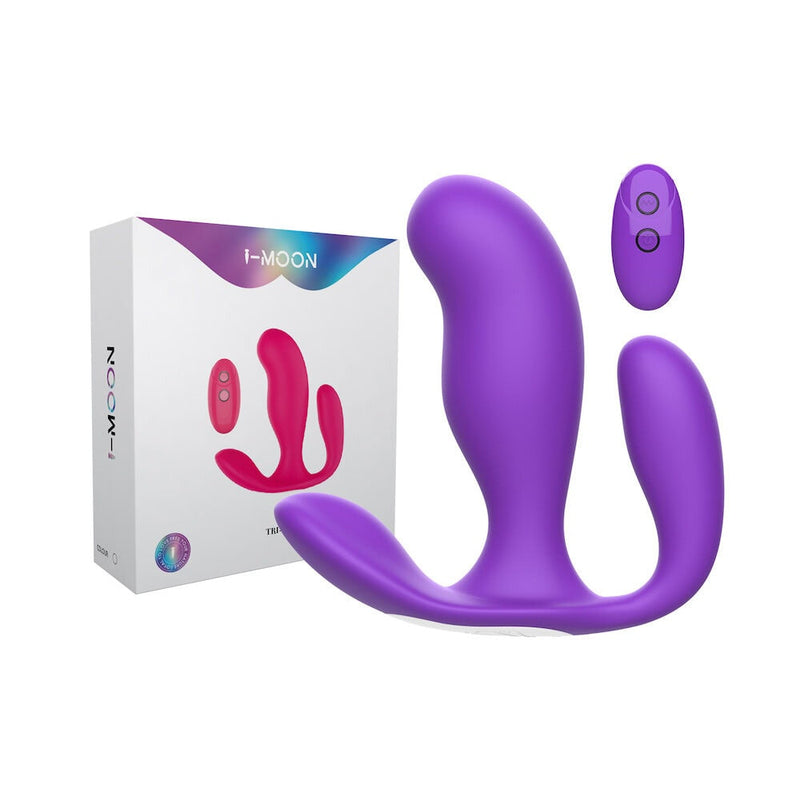 Plug Anal Vibratório Duplo com controle remoto