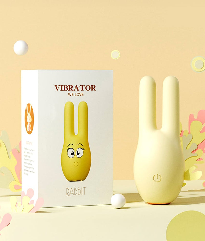 Mini vibrador em formato de coelho