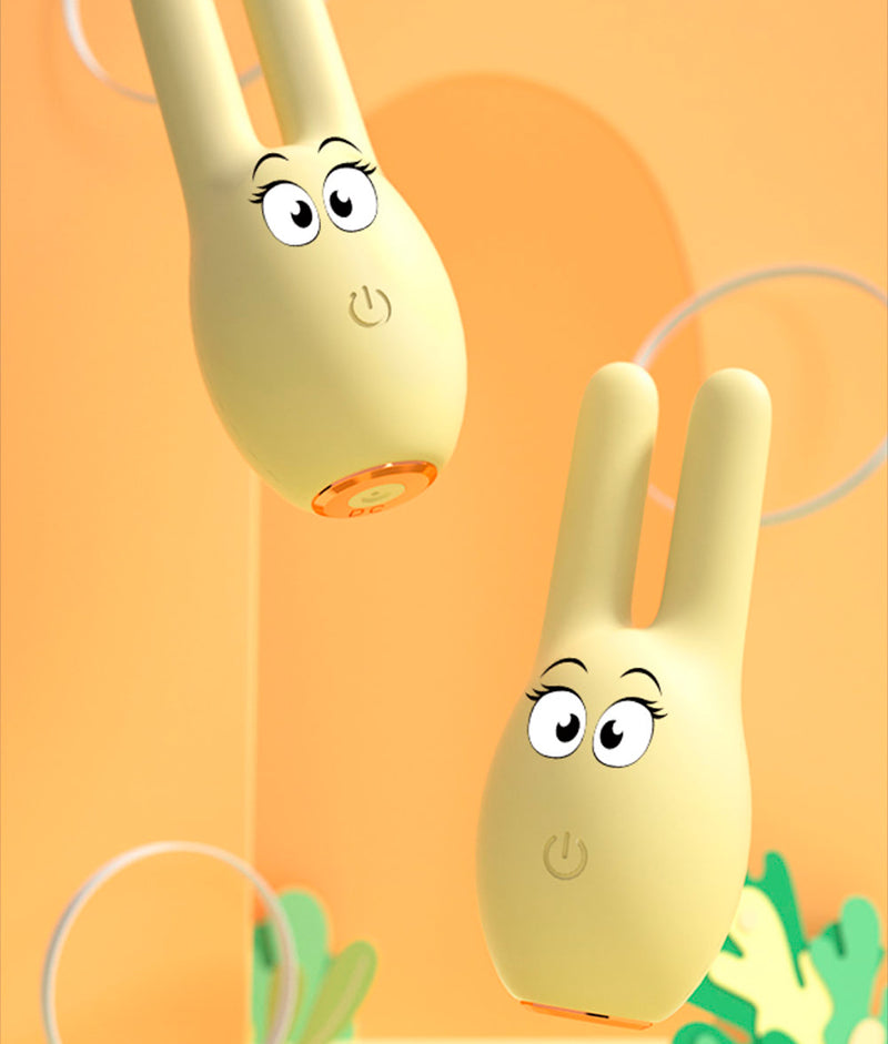 Mini vibrador em formato de coelho