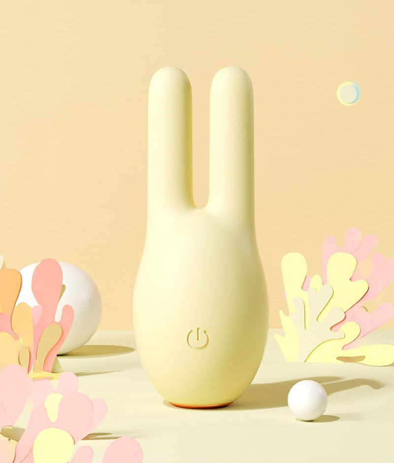 Mini vibrador em formato de coelho
